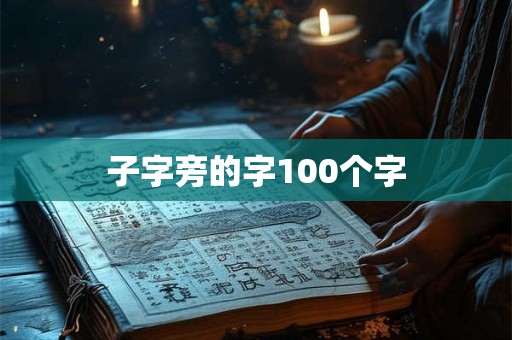 子字旁的字100个字