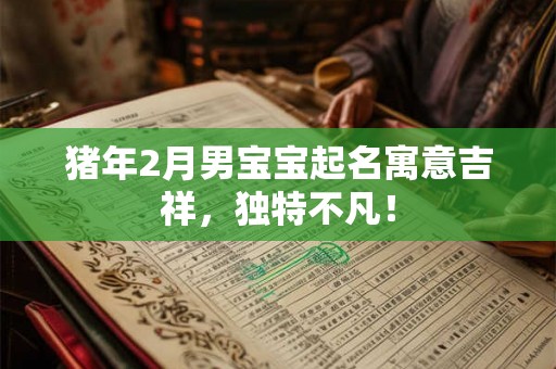 猪年2月男宝宝起名寓意吉祥,独特不凡! 猪年2月男宝宝起名寓意吉祥,独特不凡!