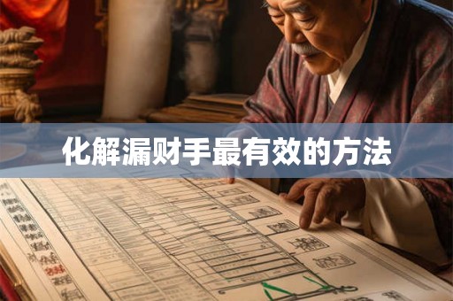 化解漏财手最有效的方法