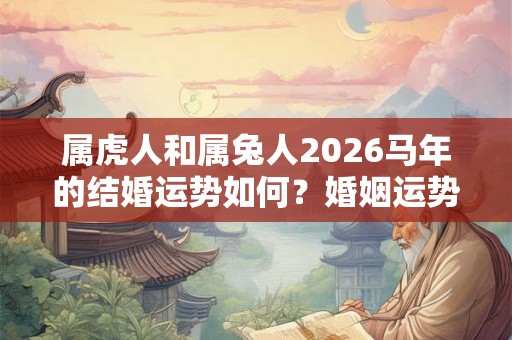 属虎人和属兔人2026马年的结婚运势如何？婚姻运势如何？