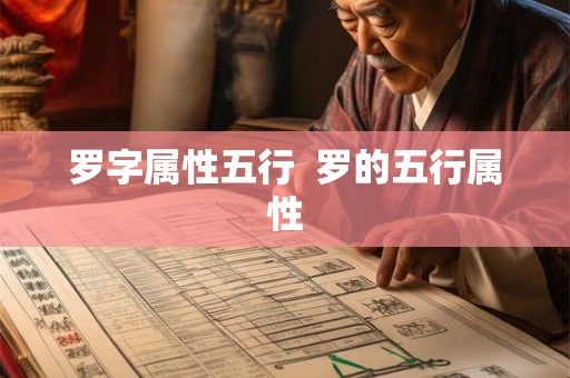 罗字属性五行  罗的五行属性