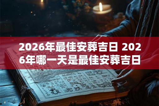 2026年最佳安葬吉日 2026年哪一天是最佳安葬吉日