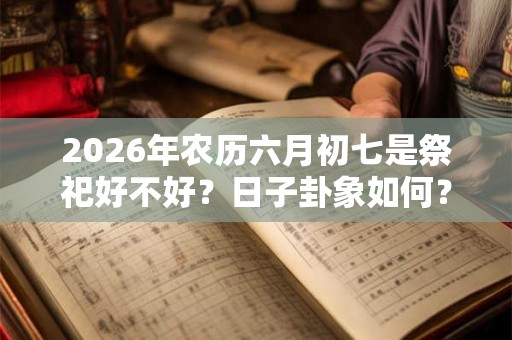 2026年农历六月初七是祭祀好不好？日子卦象如何？