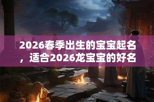 2026春季出生的宝宝起名，适合2026龙宝宝的好名字
