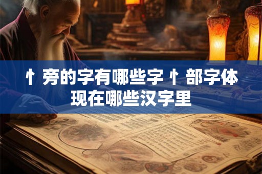 忄旁的字有哪些字 忄部字体现在哪些汉字里