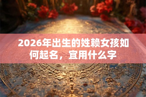 2026年出生的姓赖女孩如何起名，宜用什么字