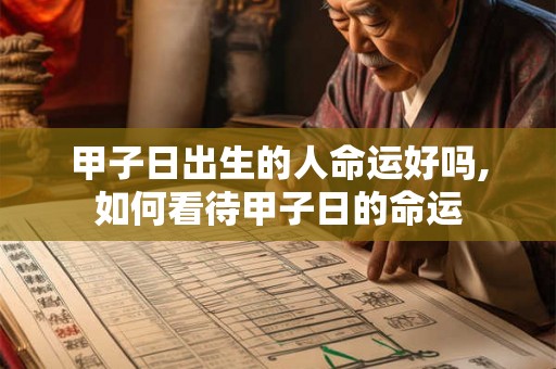 甲子日出生的人命运好吗,如何看待甲子日的命运 甲子日出生的人命运好吗,如何看待甲子日的命运