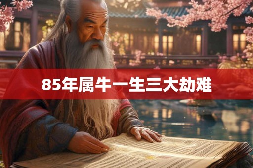 85年属牛一生三大劫难