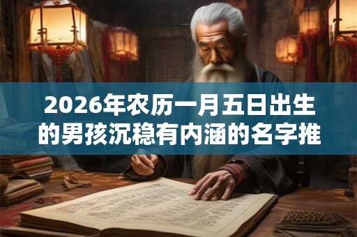 2026年农历一月五日出生的男孩沉稳有内涵的名字推荐