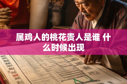 属鸡人的桃花贵人是谁 什么时候出现