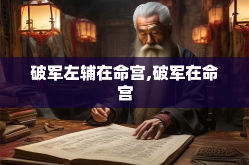 破军左辅在命宫,破军在命宫
