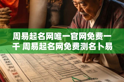 周易起名网唯一官网免费一千 周易起名网免费测名卜易居