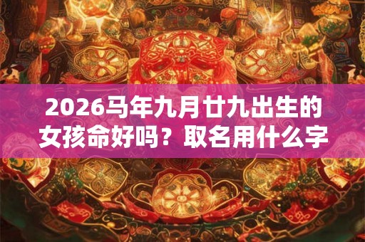 2026马年九月廿九出生的女孩命好吗？取名用什么字好