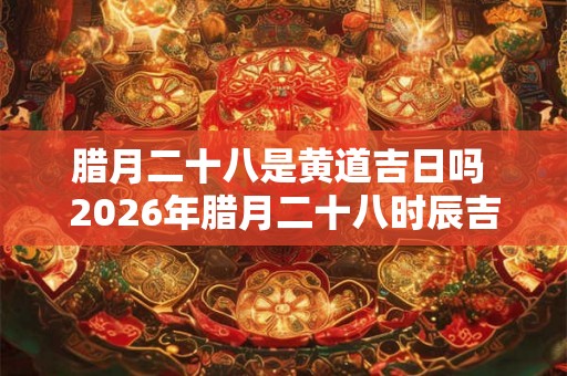 腊月二十八是黄道吉日吗 2026年腊月二十八时辰吉凶一览表