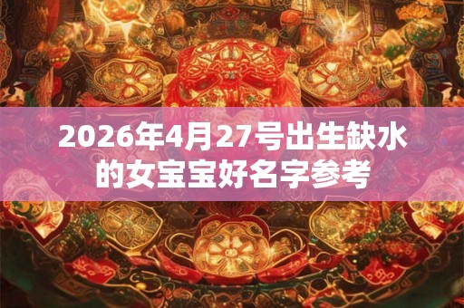 2026年4月27号出生缺水的女宝宝好名字参考