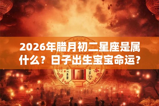 2026年腊月初二星座是属什么？日子出生宝宝命运？