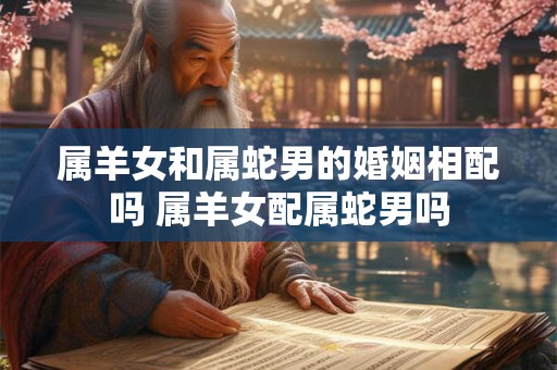 属羊女和属蛇男的婚姻相配吗 属羊女配属蛇男吗