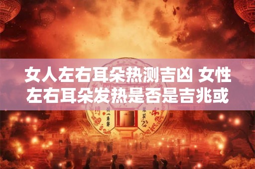 女人左右耳朵热测吉凶 女性左右耳朵发热是否是吉兆或凶兆