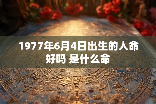 1977年6月4日出生的人命好吗 是什么命