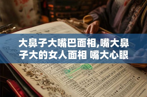 大鼻子大嘴巴面相,嘴大鼻子大的女人面相 嘴大心眼大？
