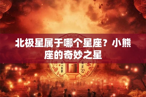 北极星属于哪个星座？小熊座的奇妙之星