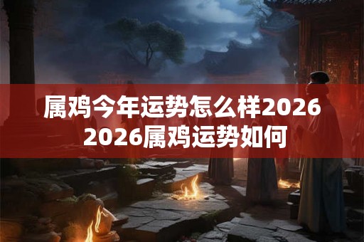 属鸡今年运势怎么样2026 2026属鸡运势如何 属鸡今年运势怎么样2026 2026属鸡运势如何