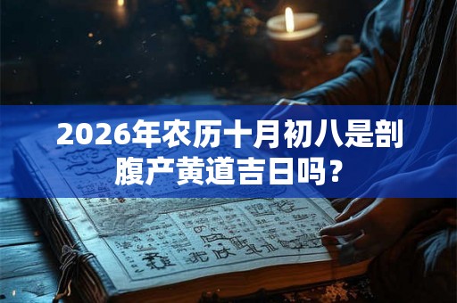 2026年农历十月初八是剖腹产黄道吉日吗? 2026年农历十月初八是剖腹产黄道吉日吗?