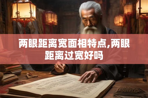 两眼距离宽面相特点,两眼距离过宽好吗