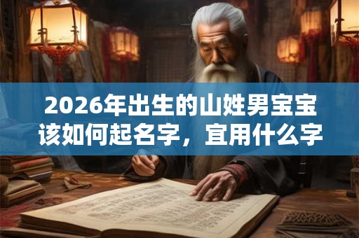 2026年出生的山姓男宝宝该如何起名字，宜用什么字