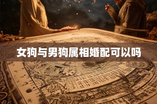 女狗与男狗属相婚配可以吗