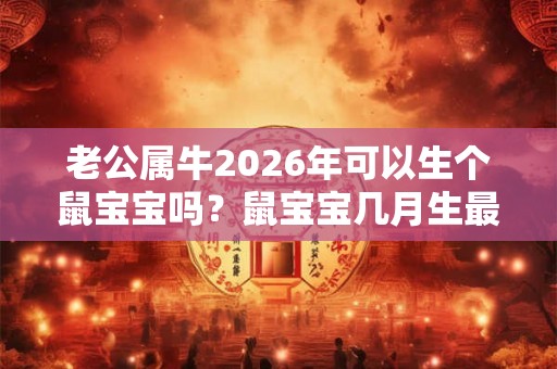 老公属牛2026年可以生个鼠宝宝吗？鼠宝宝几月生最好？