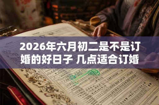 2026年六月初二是不是订婚的好日子 几点适合订婚 2026年六月初二是不是订婚的好日子 几点适合订婚