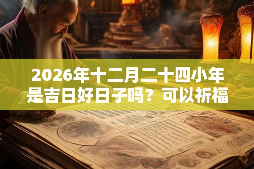 2026年十二月二十四小年是吉日好日子吗？可以祈福求财吗？