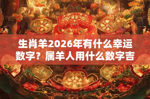 生肖羊2026年有什么幸运数字?属羊人用什么数字吉利 生肖羊2026年有什么幸运数字?属羊人用什么数字吉利