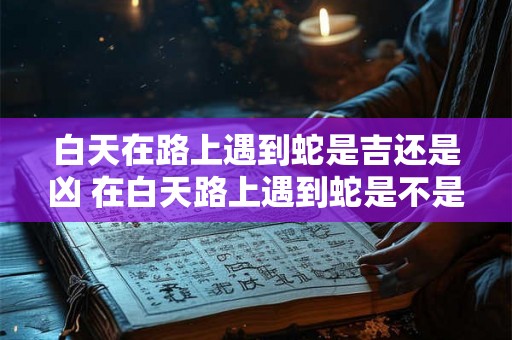 白天在路上遇到蛇是吉还是凶 在白天路上遇到蛇是不是预示着好运