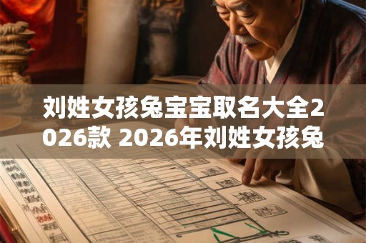 刘姓女孩兔宝宝取名大全2026款 2026年刘姓女孩兔宝宝命名攻略