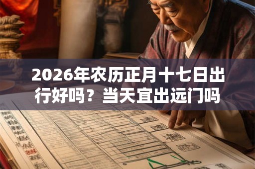2026年农历正月十七日出行好吗?当天宜出远门吗 2026年农历正月十七日出行好吗?当天宜出远门吗