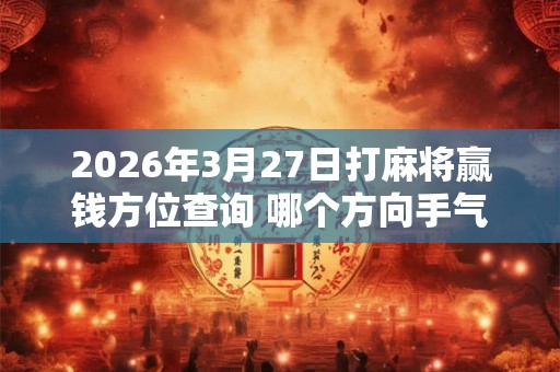 2026年3月27日打麻将赢钱方位查询 哪个方向手气佳