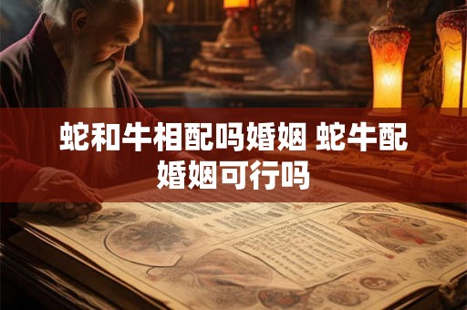 蛇和牛相配吗婚姻 蛇牛配婚姻可行吗 蛇和牛相配吗婚姻 蛇牛配婚姻可行吗