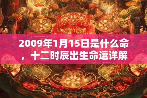 2009年1月15日是什么命，十二时辰出生命运详解