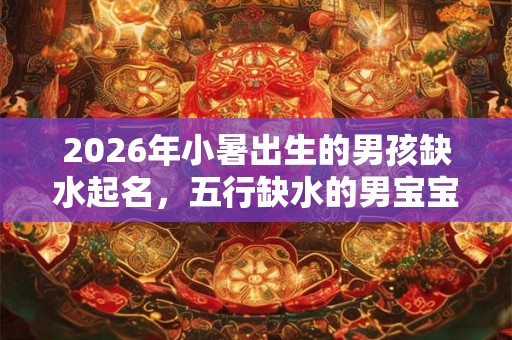 2026年小暑出生的男孩缺水起名,五行缺水的男宝宝名字大全 2026年小暑出生的男孩缺水起名,五行缺水的男宝宝名字大全