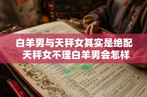 白羊男与天秤女其实是绝配 天秤女不理白羊男会怎样 白羊男与天秤女其实是绝配 天秤女不理白羊男会怎样