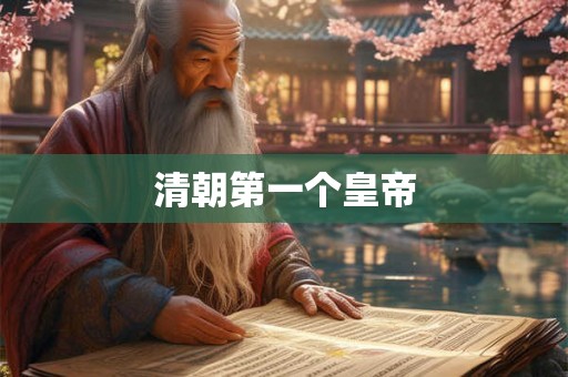 清朝第一个皇帝