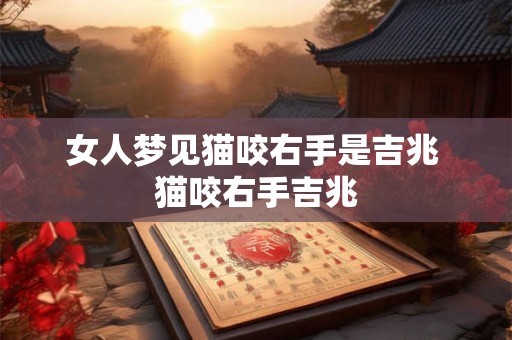 女人梦见猫咬右手是吉兆 猫咬右手吉兆