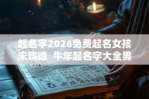 起名字2026免费起名女孩宋晓峰 牛年起名字大全男孩 起名字2026免费起名女孩宋晓峰 牛年起名字大全男孩