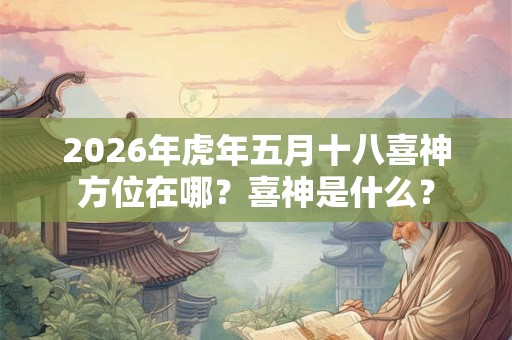 2026年虎年五月十八喜神方位在哪?喜神是什么? 2026年虎年五月十八喜神方位在哪?喜神是什么?