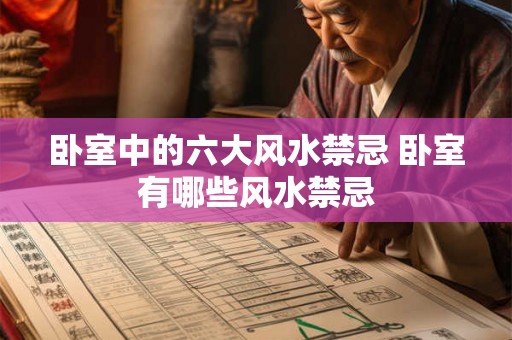 卧室中的六大风水禁忌 卧室有哪些风水禁忌