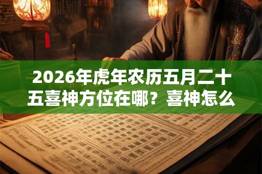 2026年虎年农历五月二十五喜神方位在哪？喜神怎么查？