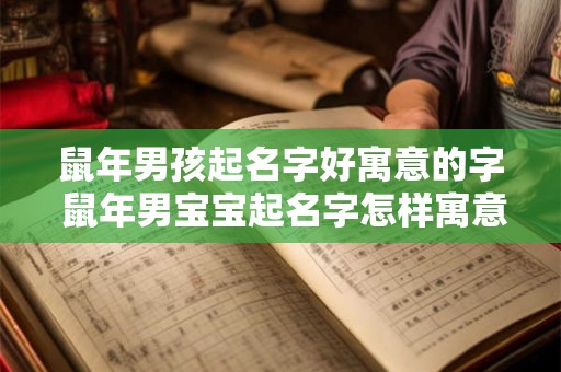 鼠年男孩起名字好寓意的字 鼠年男宝宝起名字怎样寓意好