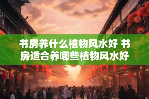 书房养什么植物风水好 书房适合养哪些植物风水好